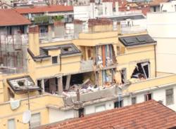 L\'esplosione del palazzo a Milano