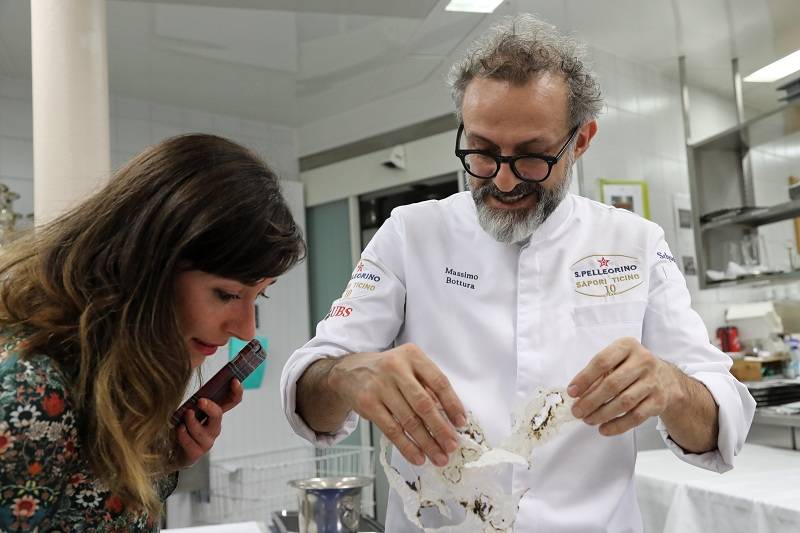 Massimo Bottura all\'opera