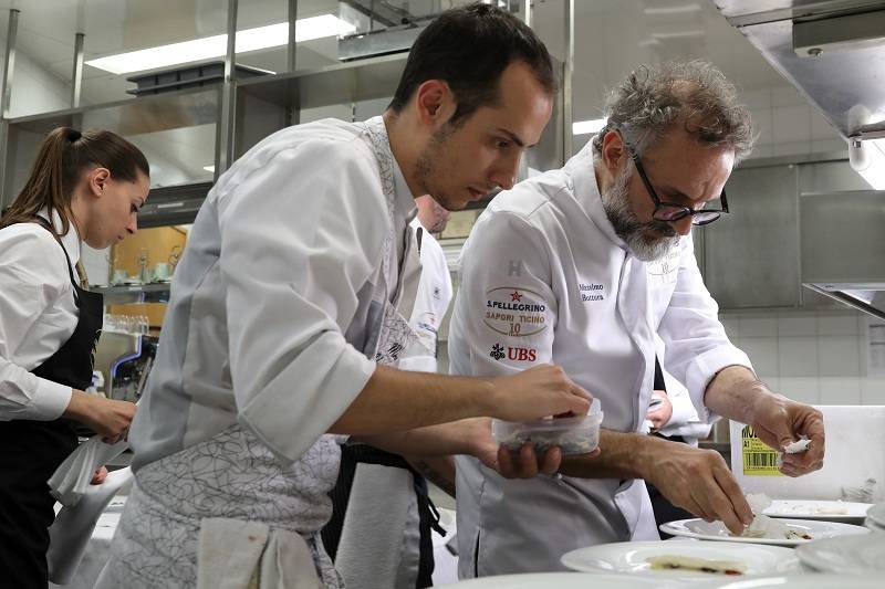 Massimo Bottura all\'opera