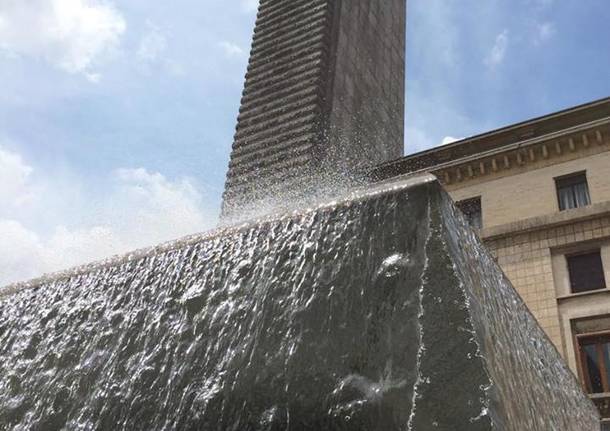 La fontana di piazza Montegrappa