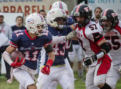 football americano blue storms busto saints padova