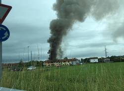 Incendio a Lonate Ceppino