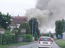 Incendio a Lonate Ceppino