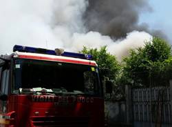 incendio castellanza ex crespi legnano