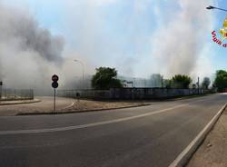 incendio castellanza ex crespi legnano