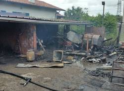 incendio Lonate Ceppino