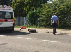 Incidente a Cardano, arriva l\'elisoccorso