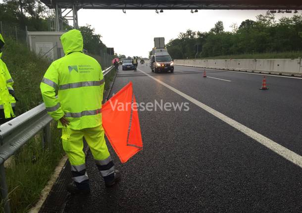 Incidente mortale sulla Pedemontana