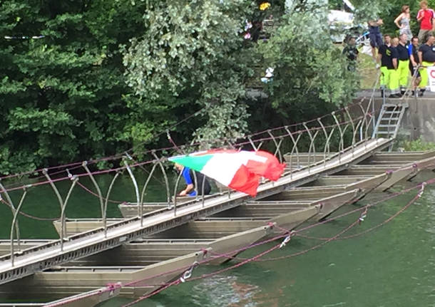 Lavena ponte Tresa - la passerella sul Ceresio