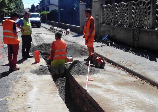 lavori tubazioni gas amga legnano