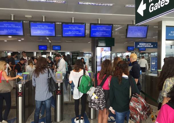 Malpensa 2016 terminal 1 partenze