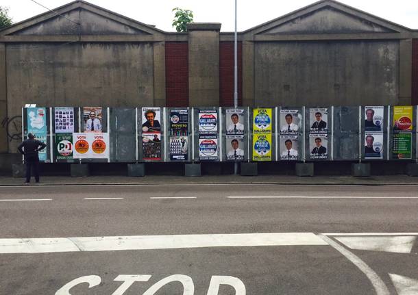 manifesti elezioni gallarate