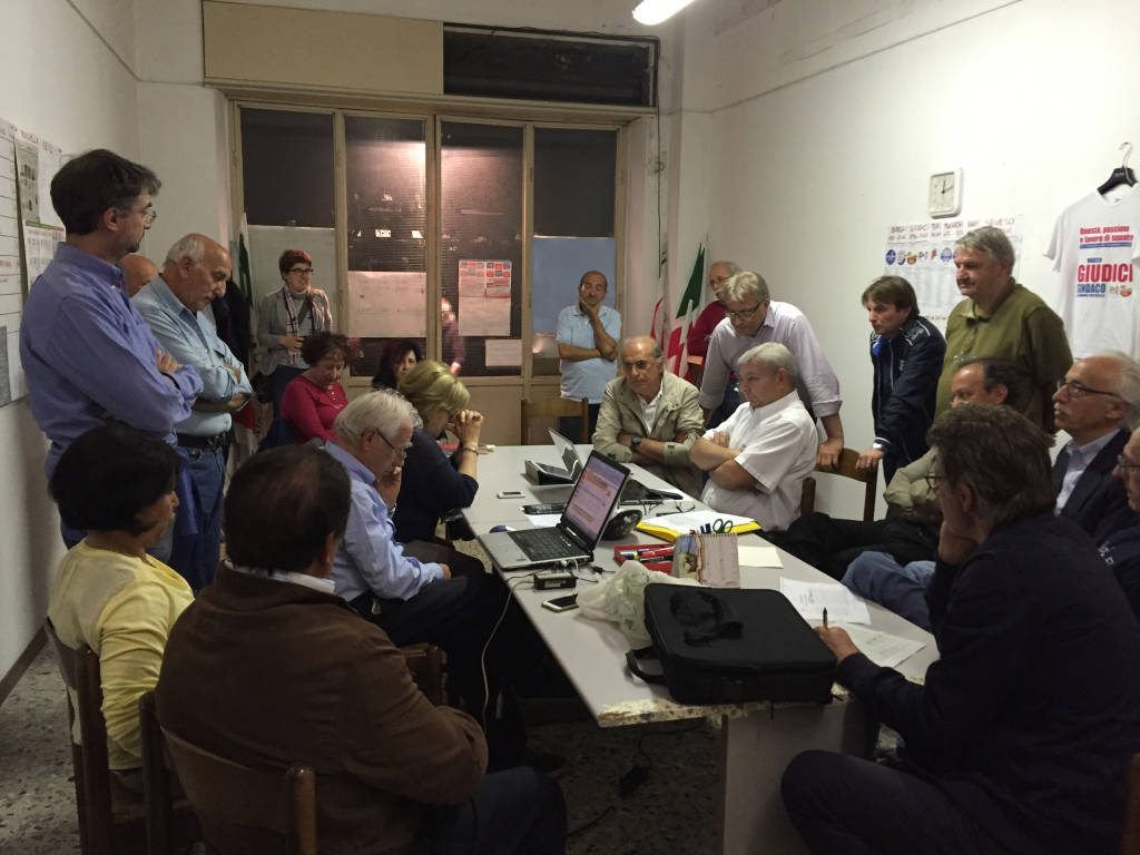 Marco Giudici, la notte elettorale da sindaco