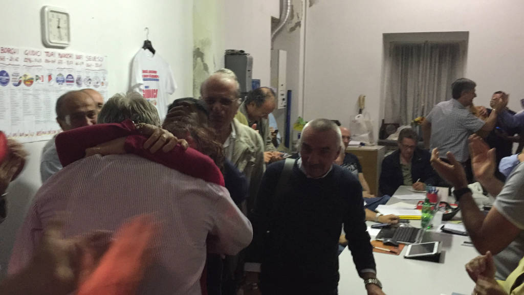 Marco Giudici, la notte elettorale da sindaco