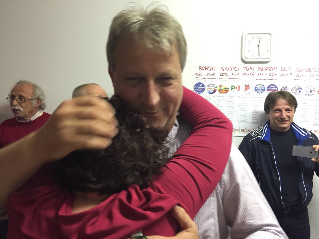 Marco Giudici, la notte elettorale da sindaco
