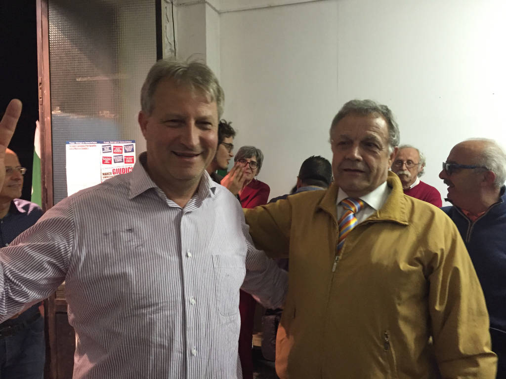 Marco Giudici, la notte elettorale da sindaco