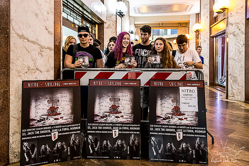 Nitro ospite a Varese Dischi