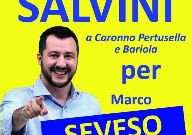 Salvini a Caronno 