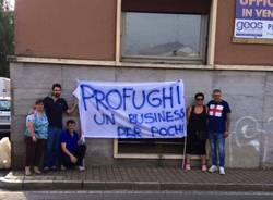 samarate protesta lega nord profughi