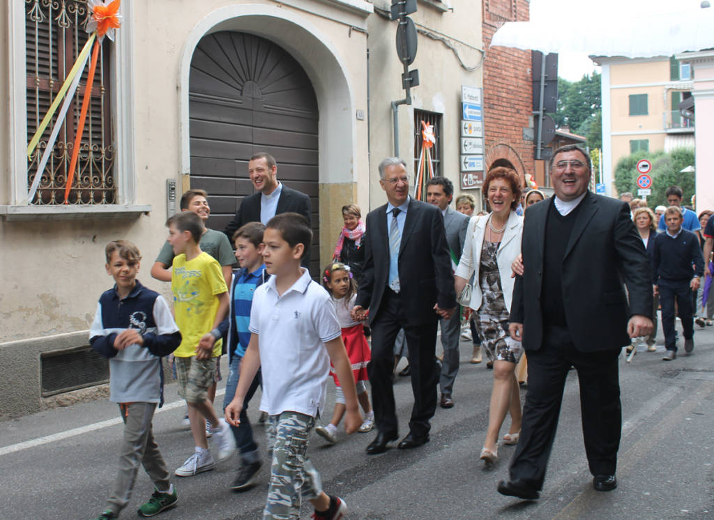 Vedano ha festeggiato il suo don "Battino"