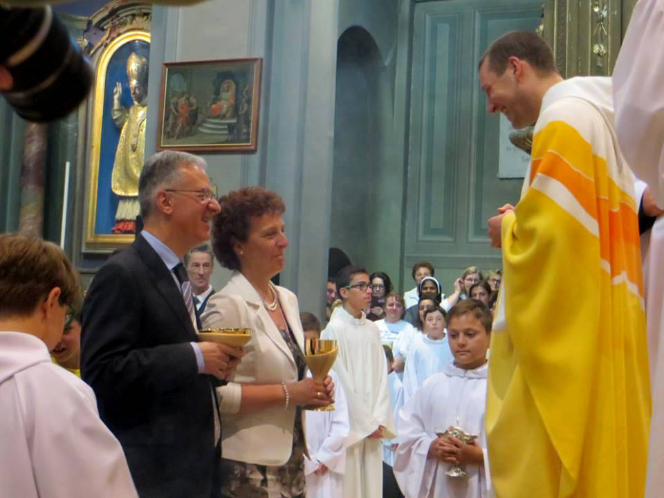 Vedano ha festeggiato il suo don "Battino"