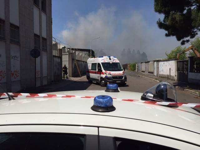 vigili del fuoco incendio ex crespi