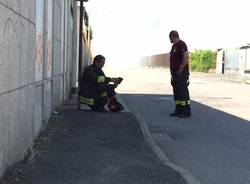 vigili del fuoco incendio ex crespi