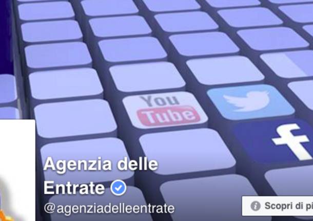 Agenzia delle Entrate su facebook