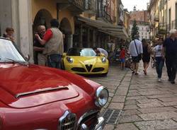 Alfa Romeo storiche in centro a Varese