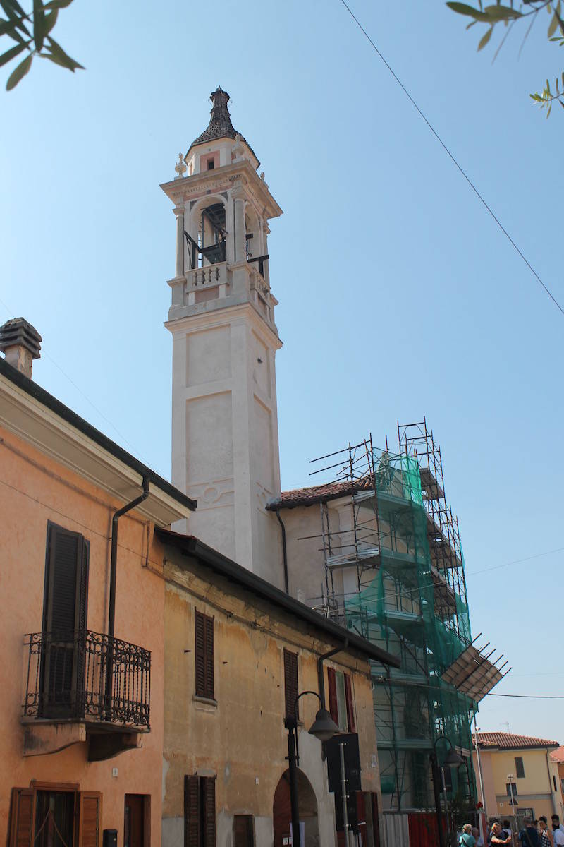 Cairate - il restauro della chiesa sant'ambrogio e martino