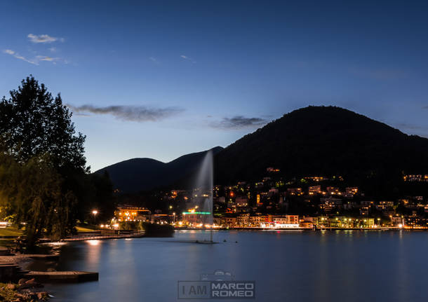 L’ora blu a Lavena Ponte Tresa