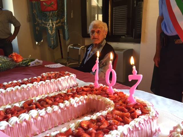 Nonna Maria compie 107 anni