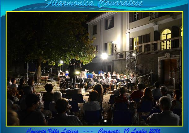 CARAVATE: il ritorno della filarmonica a Villa Letizia