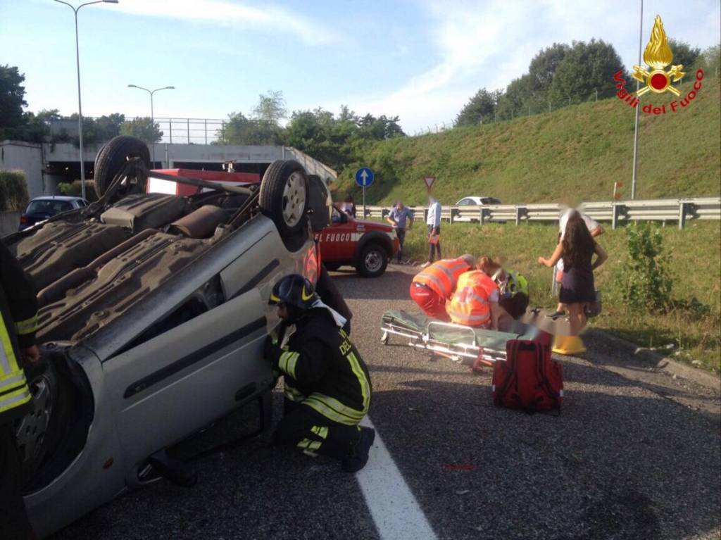 L\'incidente sulla superstrada di Malpensa