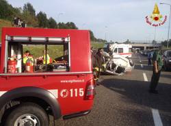 L\'incidente sulla superstrada di Malpensa