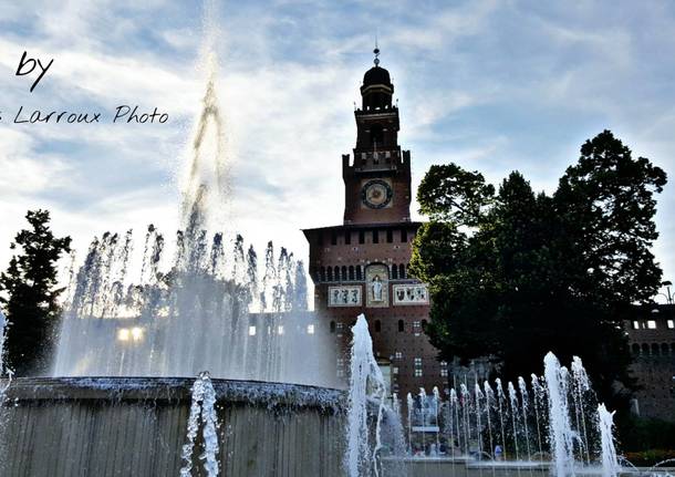 Tramonto Sul Castello Sforzesco