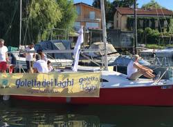 La campagna Goletta dei laghi sulle acque del Lago Maggiore