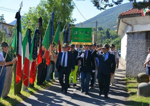 GLI ALPINI DI TUTTO IL LUINESE IN FESTA A BEDERO- MASCIAGO