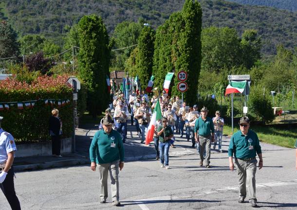 GLI ALPINI DI TUTTO IL LUINESE IN FESTA A BEDERO- MASCIAGO