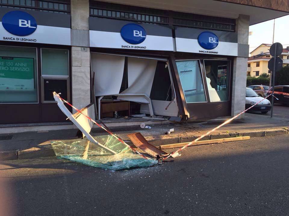 Colpo in banca a Borsano