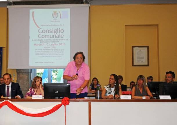 Primo consiglio comunale a Busto Arsizio – luglio 2016