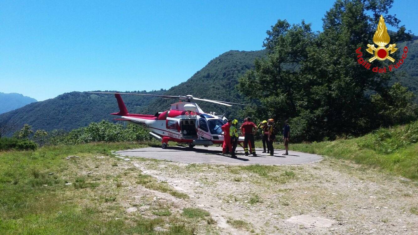 Escursionisti recuperati in Val Grande 