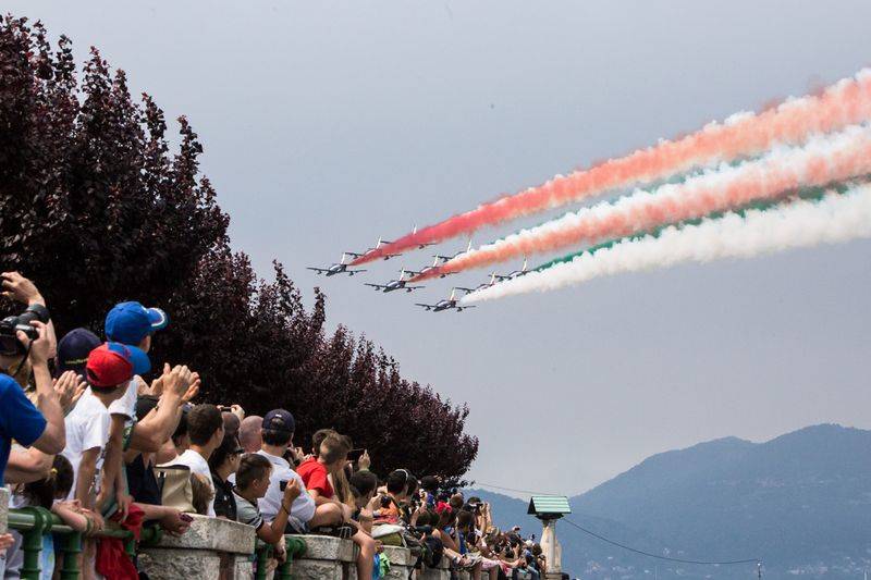 Frecce Tricolore ad Angera e Arona