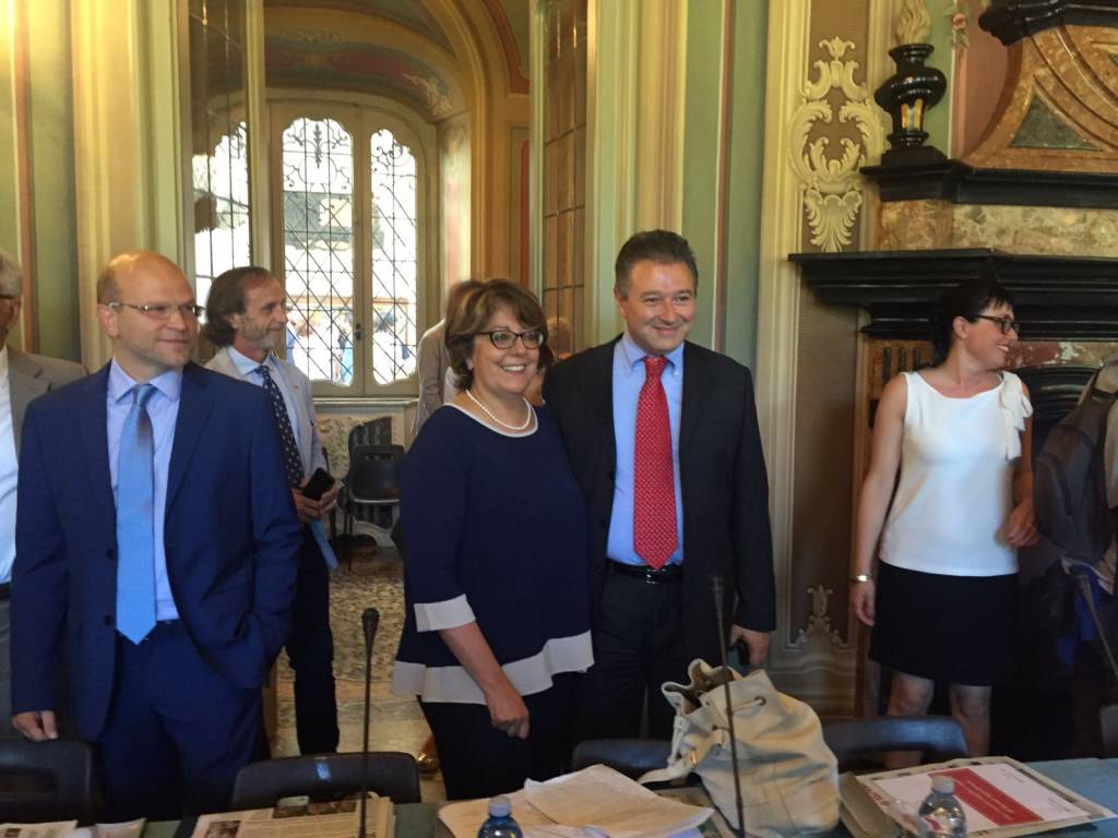 Il primo consiglio comunale con Davide Galimberti