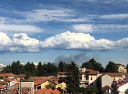 incendio Castellanza 14 luglio 2016