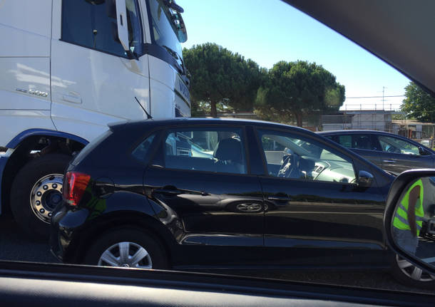 Incidente in autostrada a Gallarate