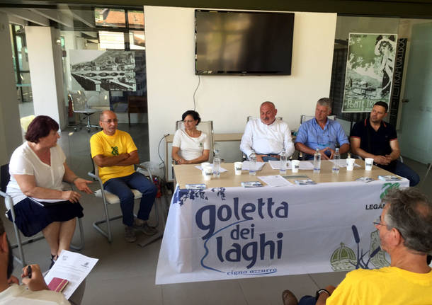 Lavena Ponte Tresa - conferenza stampa goletta 2016