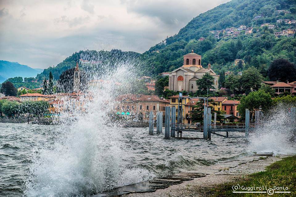 Laveno si prepara alla tempesta di Dania Guggiroli