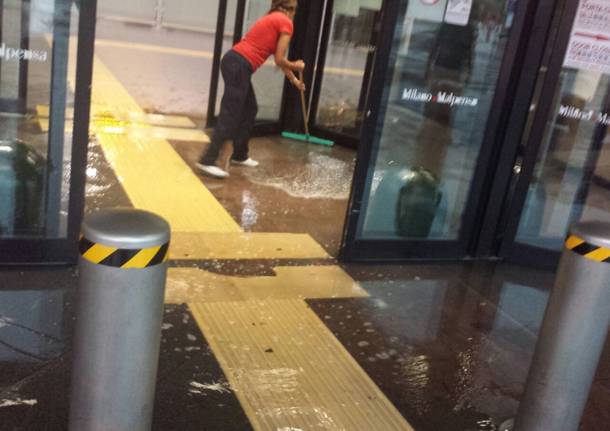 Malpensa, T2: infiltrazioni dopo il temporale