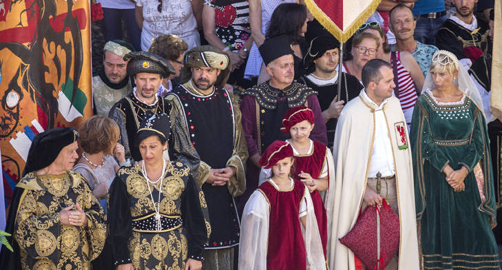 Palio dei Castelli, in piazza Garibaldi